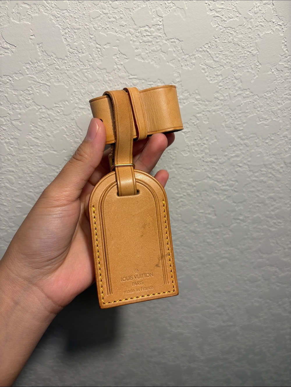 Louis Vuitton Luggage Tag Leather
